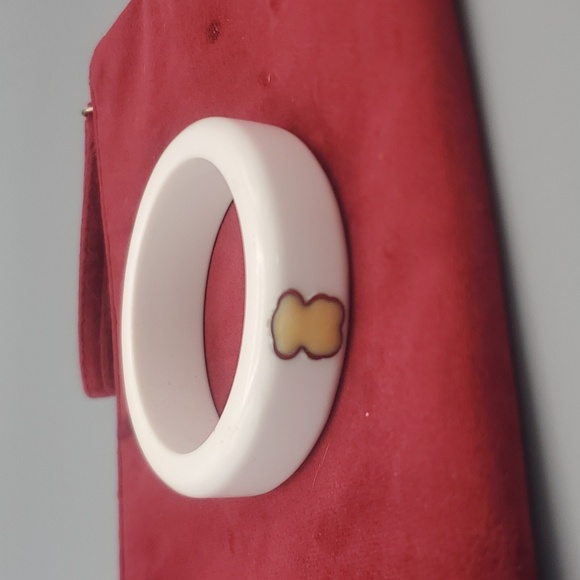 White Paste Bangle Inspired in Tous - Picture 1 of 5